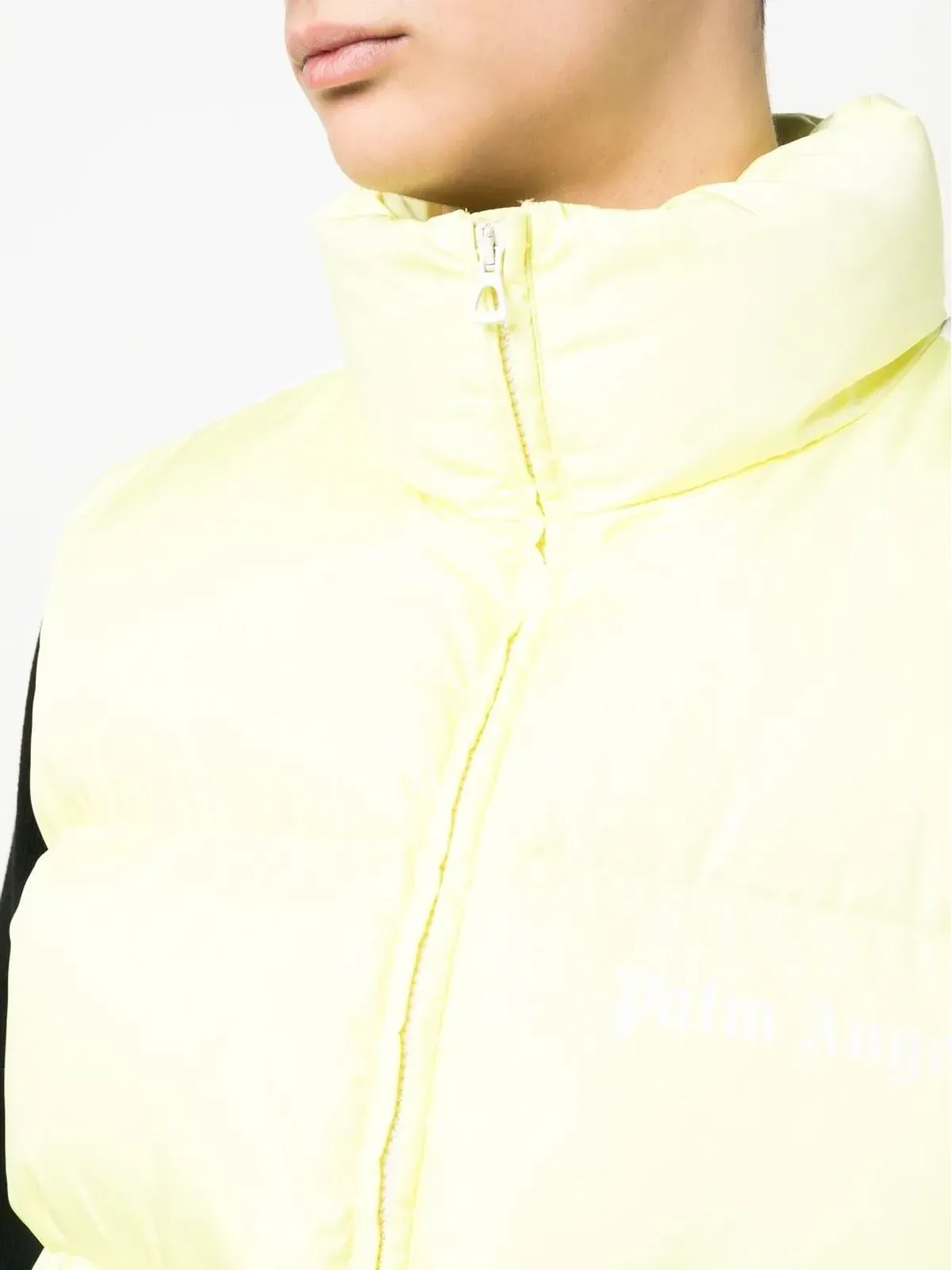 Palm Angels ジップファスナー付きパディッドジャケット - Yellow - 画像5