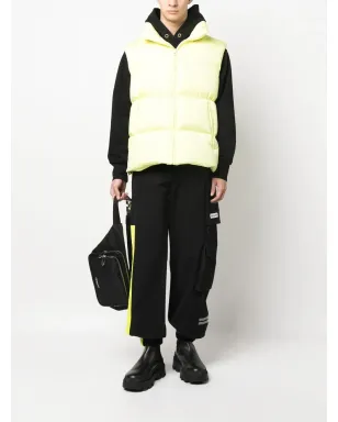 Palm Angels ジップファスナー付きパディッドジャケット - Yellow - サムネイル2