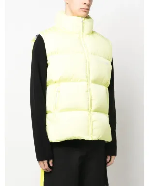 Palm Angels ジップファスナー付きパディッドジャケット - Yellow - サムネイル3