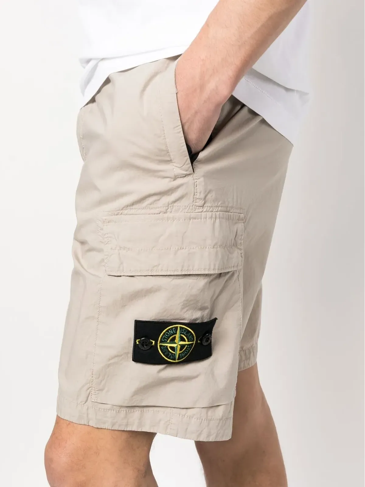 Stone Island パラシュートキャンバスショーツ - 画像5