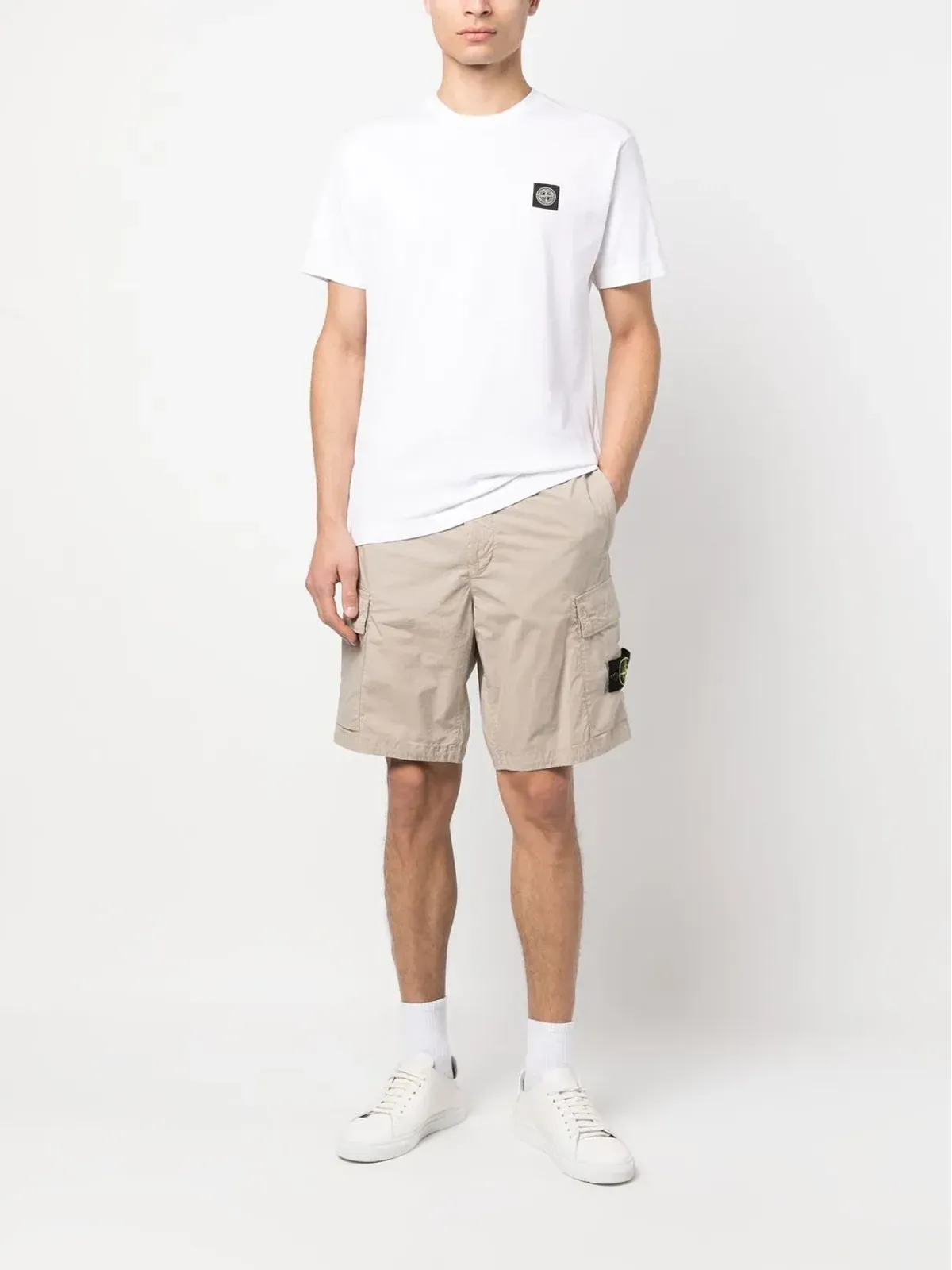 Stone Island パラシュートキャンバスショーツ - 画像2
