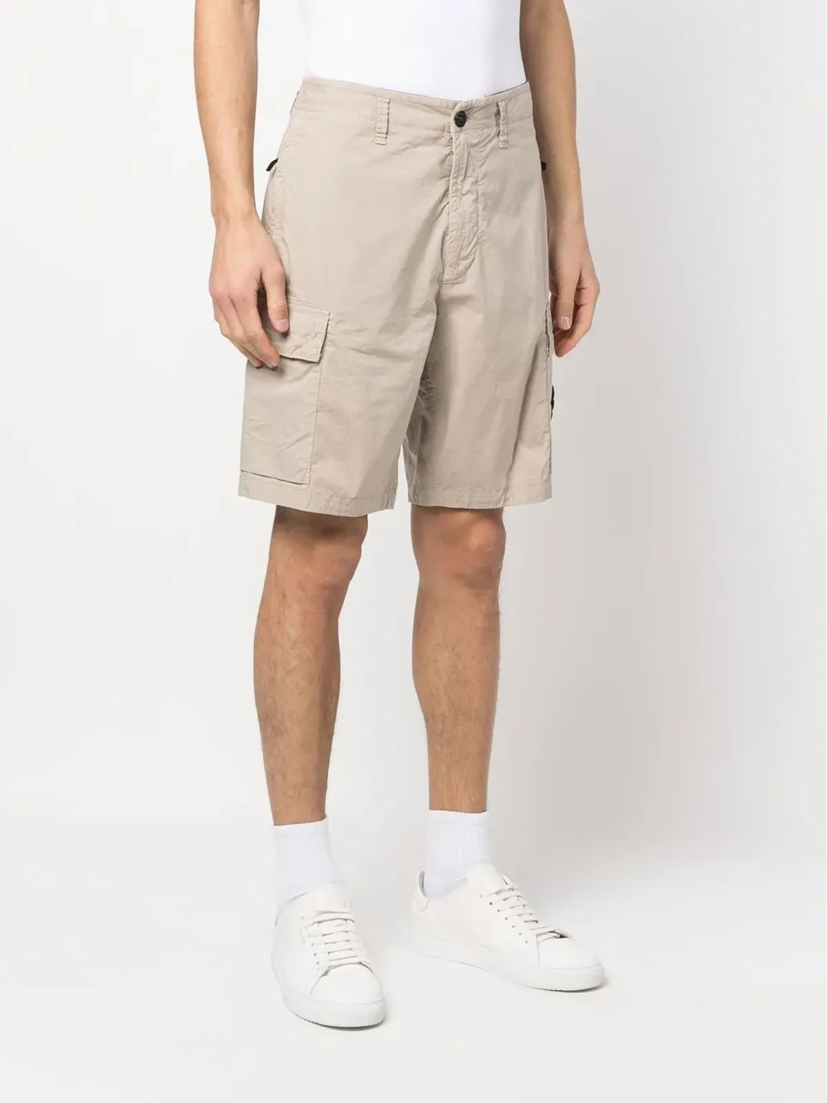 Stone Island パラシュートキャンバスショーツ - 画像3