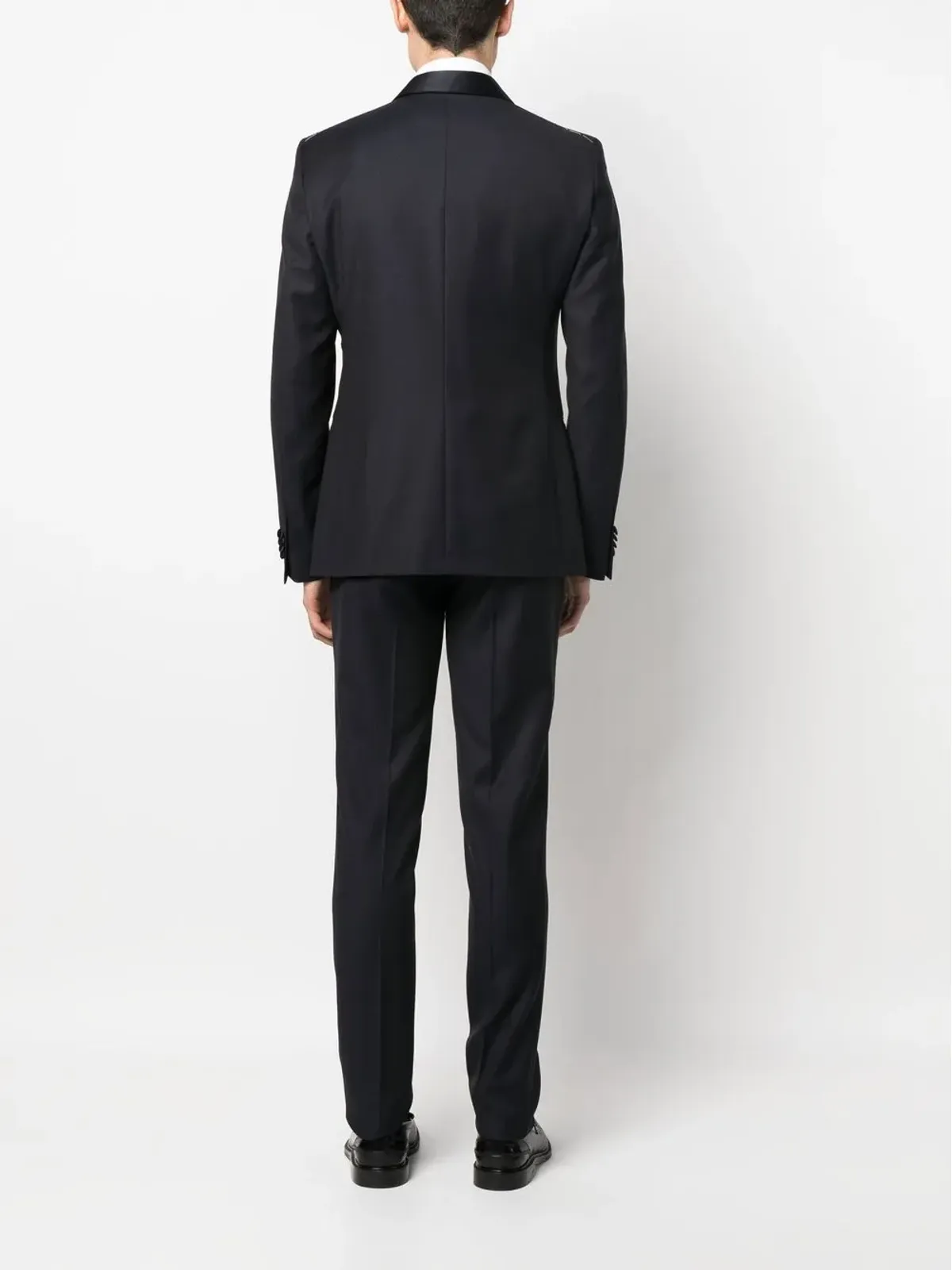 Corneliani ヴァージンウール製 スリムカット ディナー用スーツ - 画像4