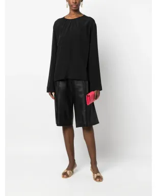 JOSEPH gathered-neck silk blouse - サムネイル2