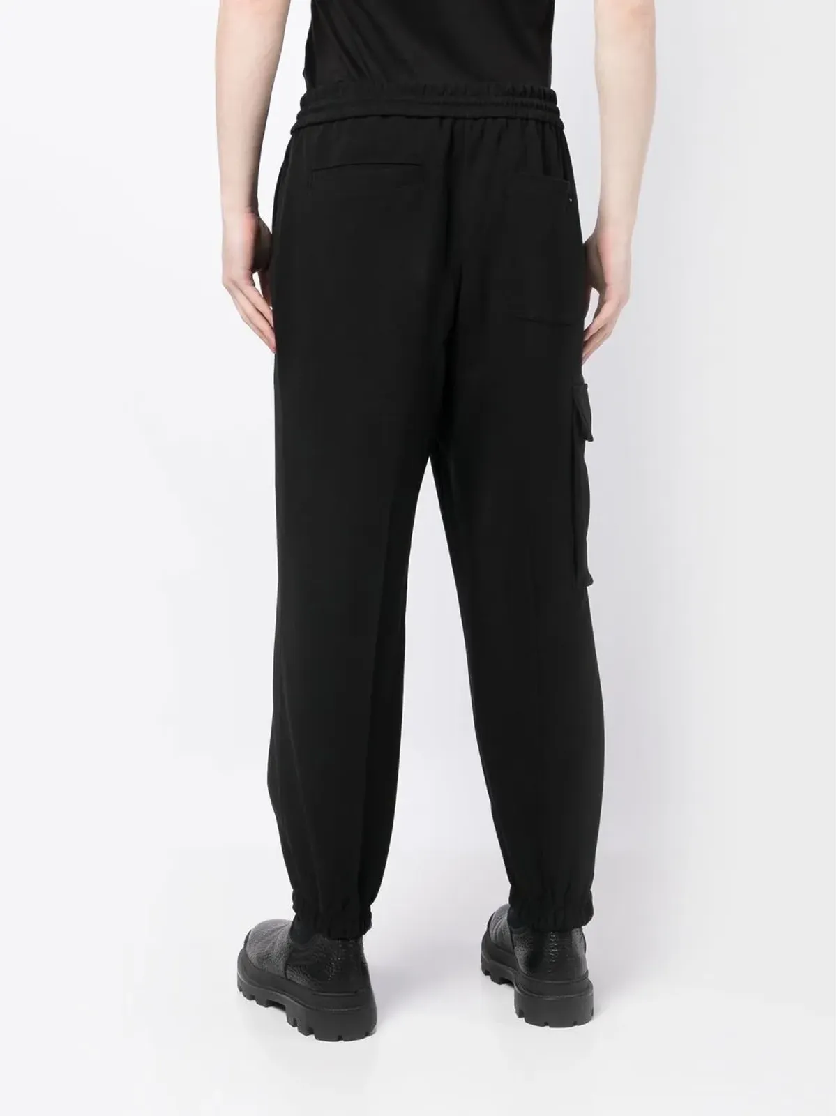 ZZERO BY SONGZIO cargo-style track pants - Black - 画像5