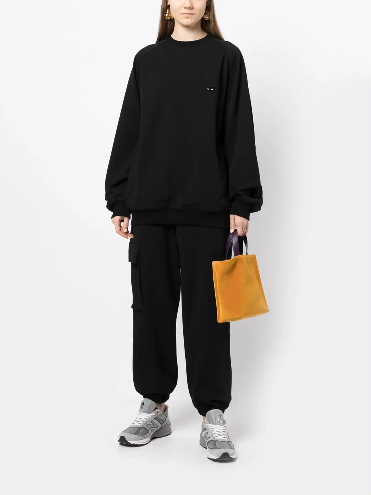 ZZERO BY SONGZIO cargo-style track pants - Black - 画像3