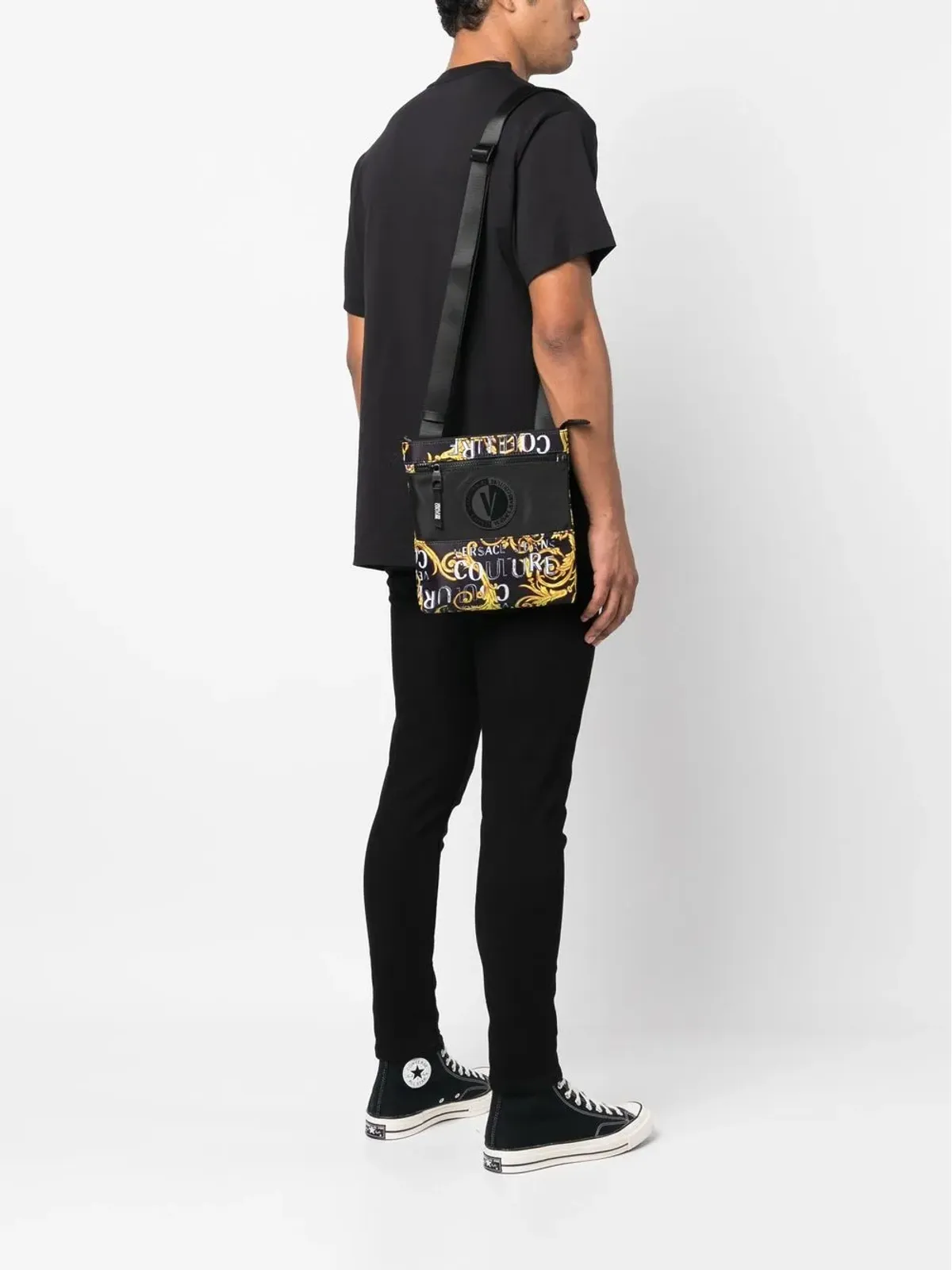 Versace Jeans Couture バロック柄プリントショルダーバッグ - 画像2