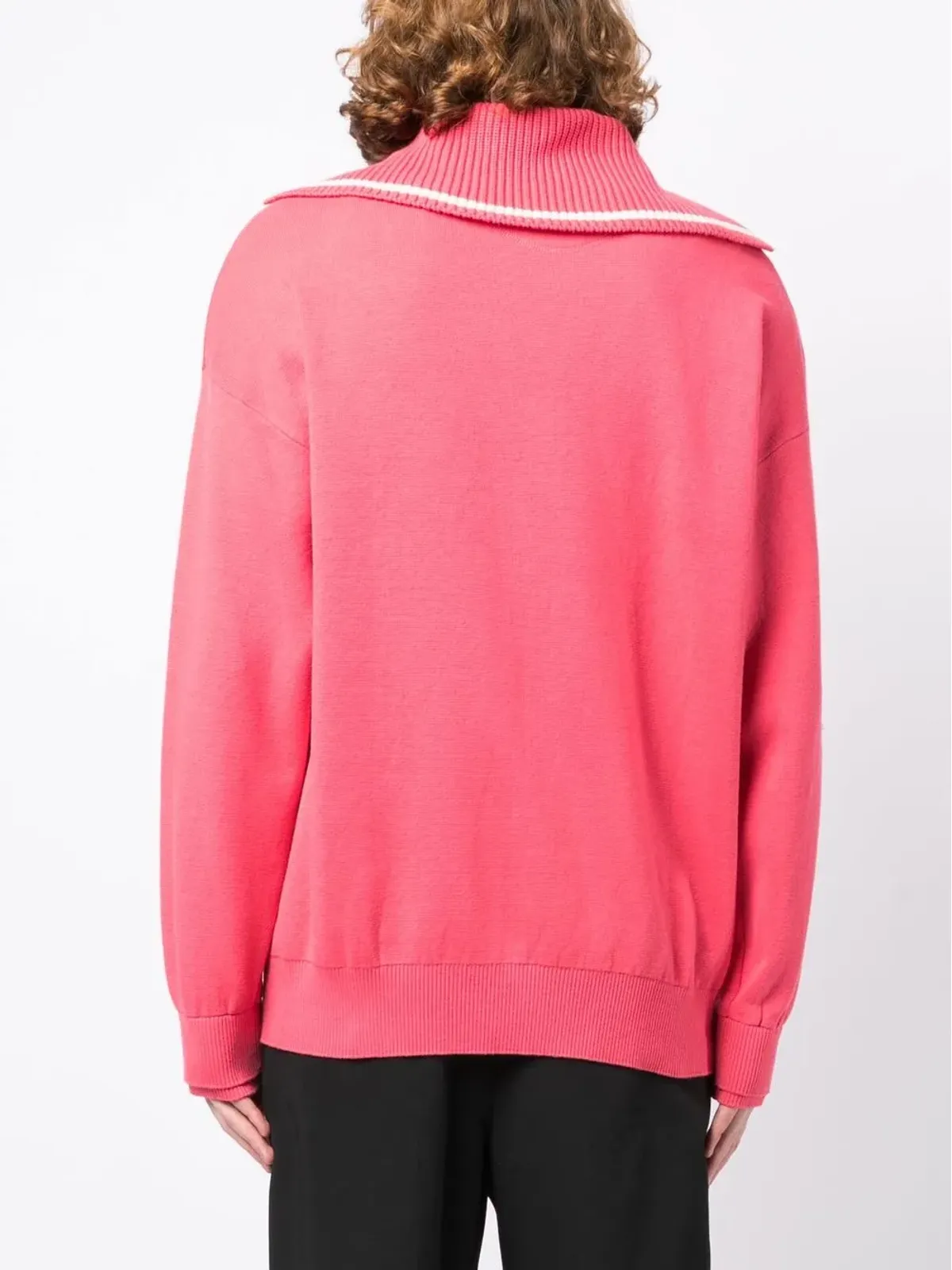 ZZERO BY SONGZIO V-neck ロゴパッチ カーディガン - 画像5