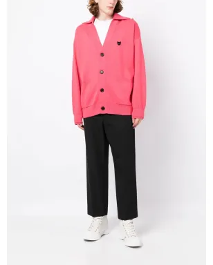 ZZERO BY SONGZIO V-neck ロゴパッチ カーディガン - サムネイル2