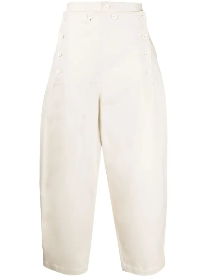 SONGZIO SONGZIO クロップド ワイドレッグパンツの商品画像