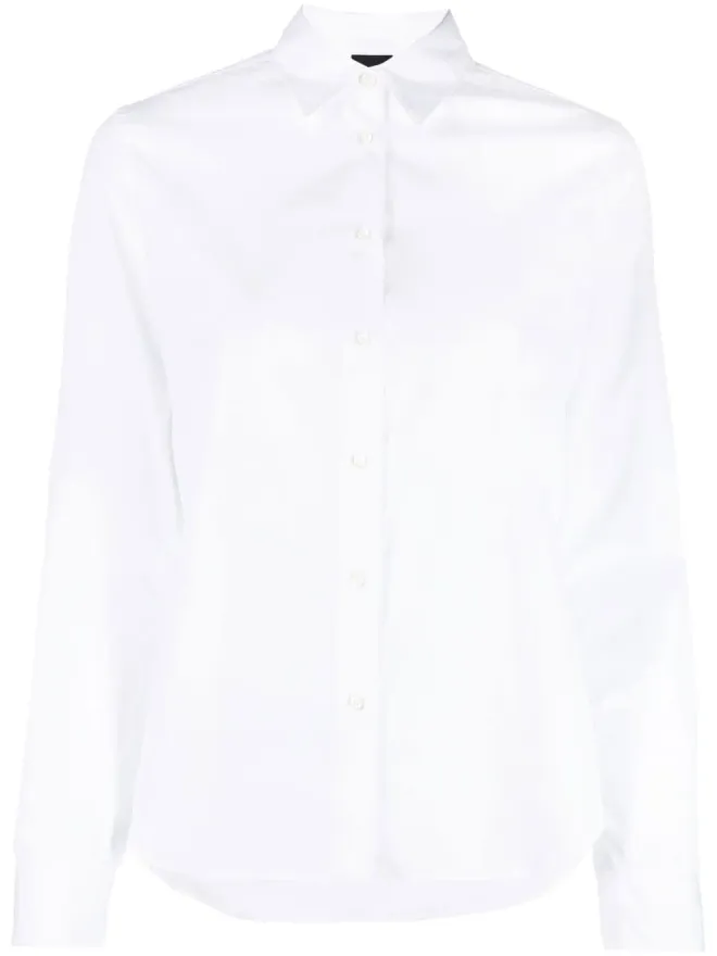 ASPESI ASPESI 長袖コットンシャツ - Whiteの商品画像