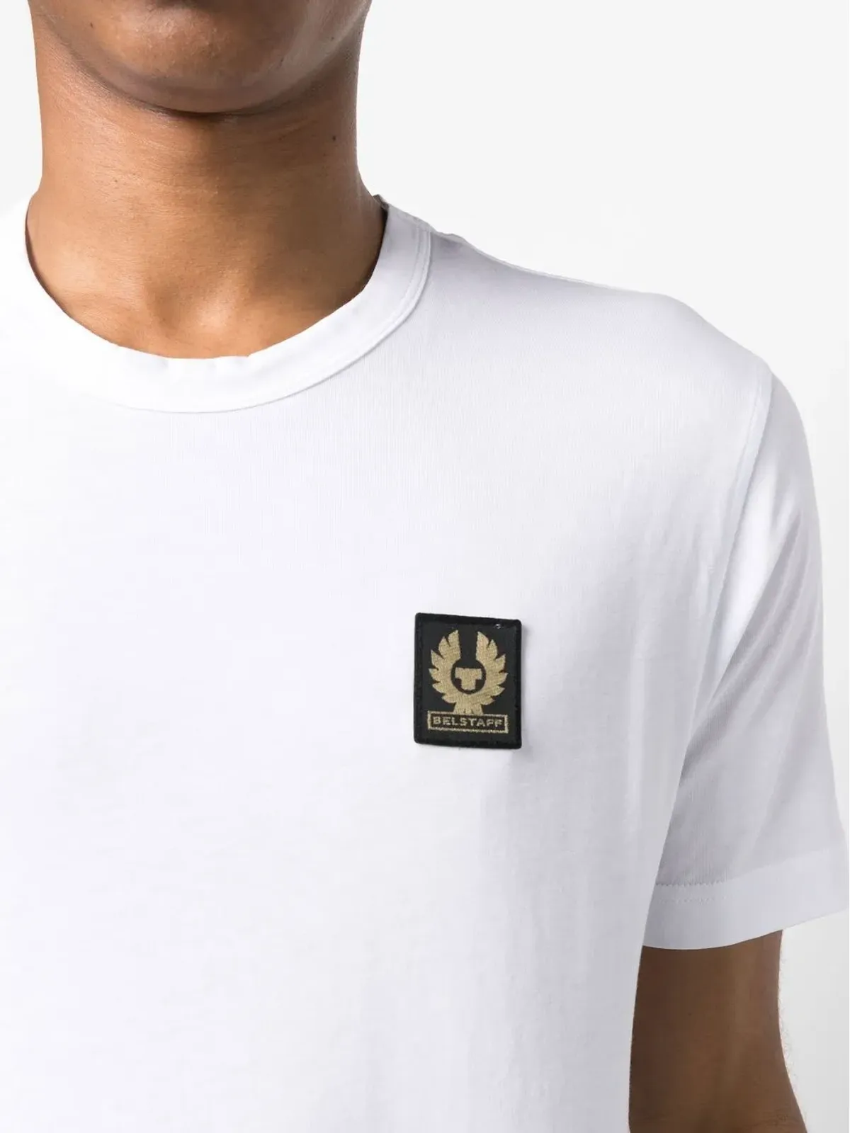 Belstaff ロゴパッチ コットン Tシャツ - 画像4