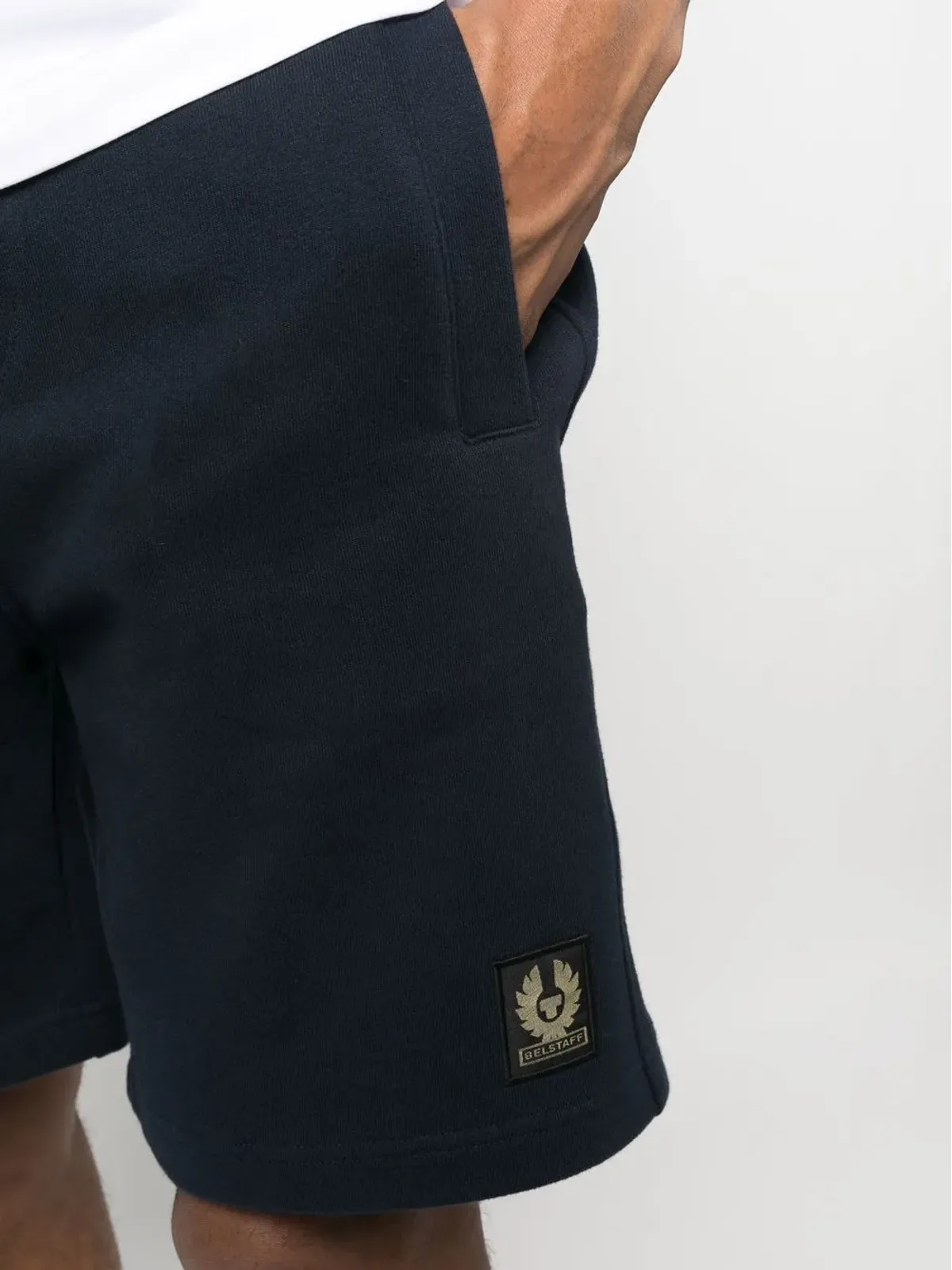 Belstaff ロゴパッチ コットン トラックショーツ - 画像5