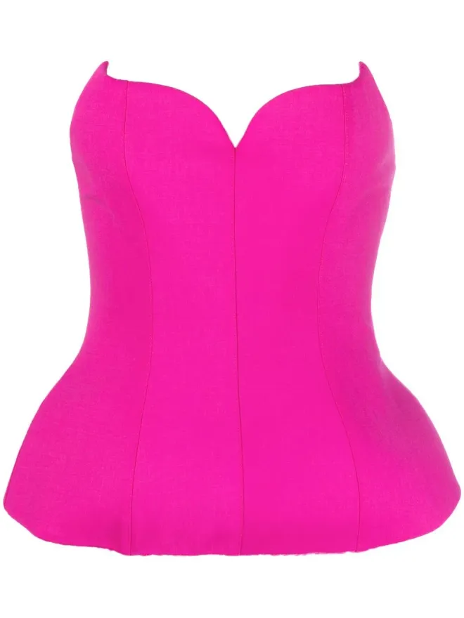 GIUSEPPE DI MORABITO Giuseppe Di Morabito 構造的コルセットトップの商品画像