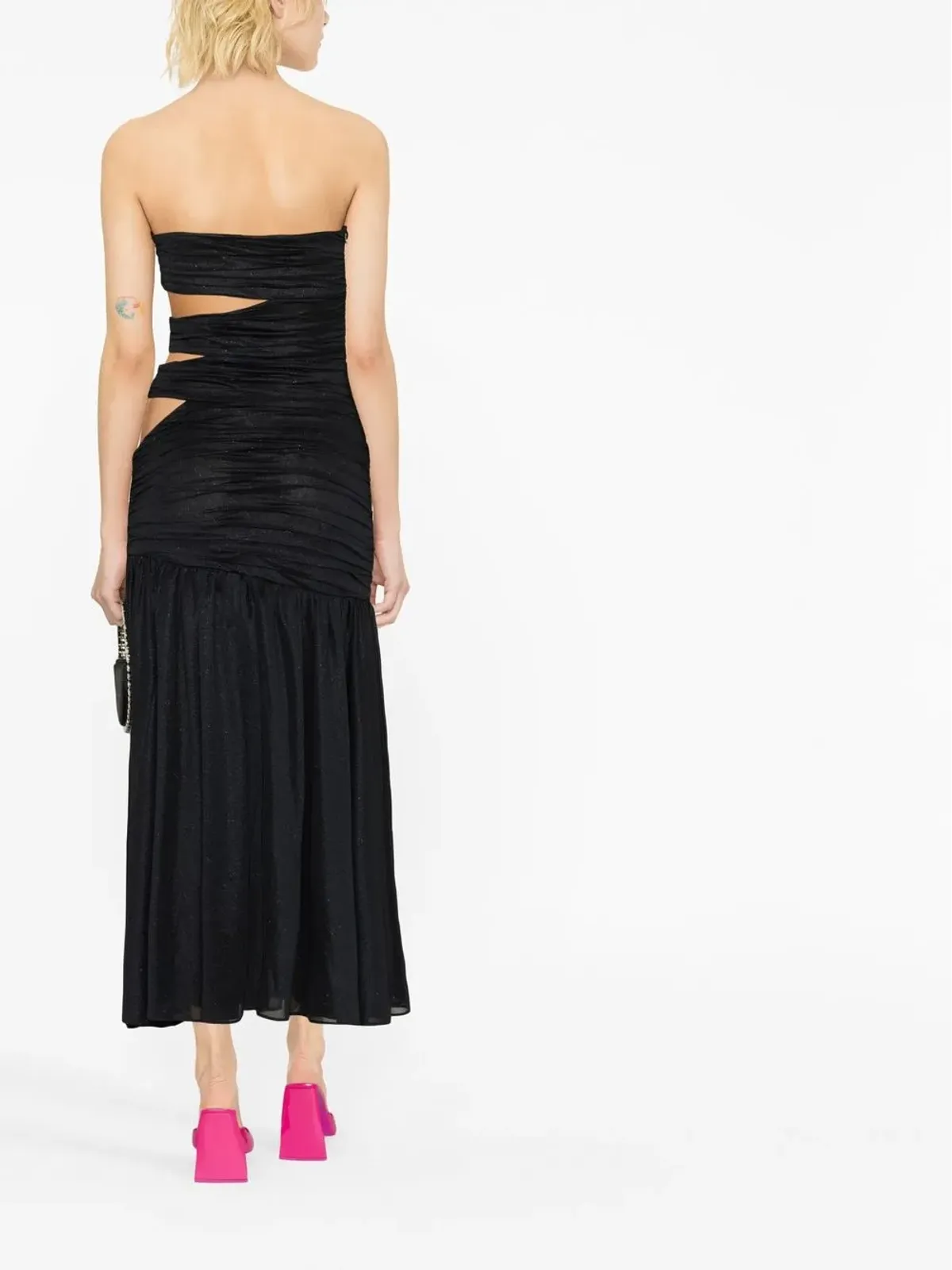 ROTATE BIRGER CHRISTENSEN カットアウト・シャーリングドレス - 画像3