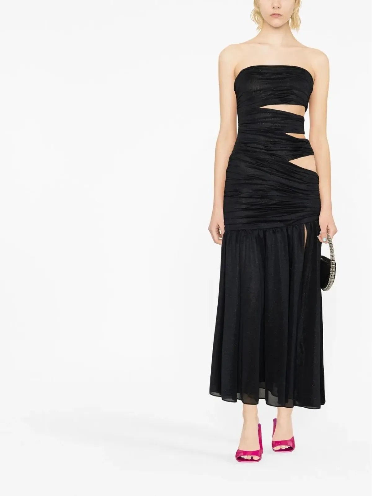 ROTATE BIRGER CHRISTENSEN カットアウト・シャーリングドレス - 画像4
