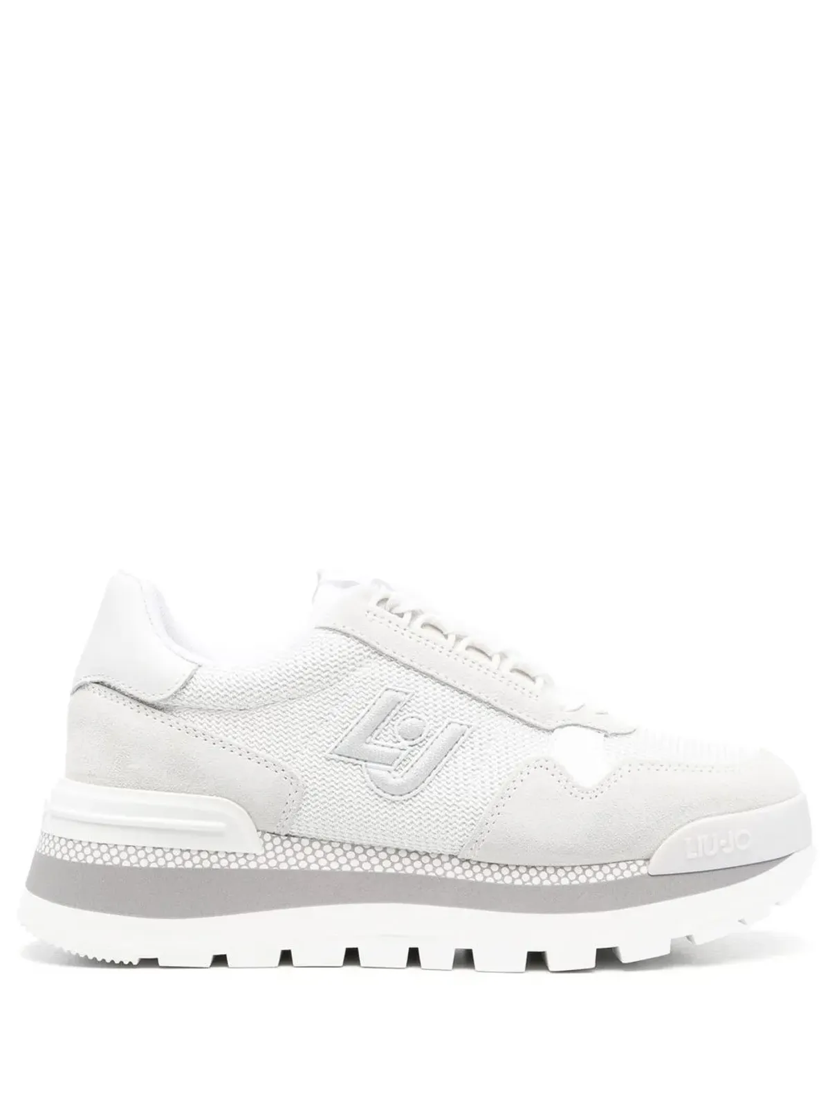 LIU JO panelled low-top sneakers - White - 画像1