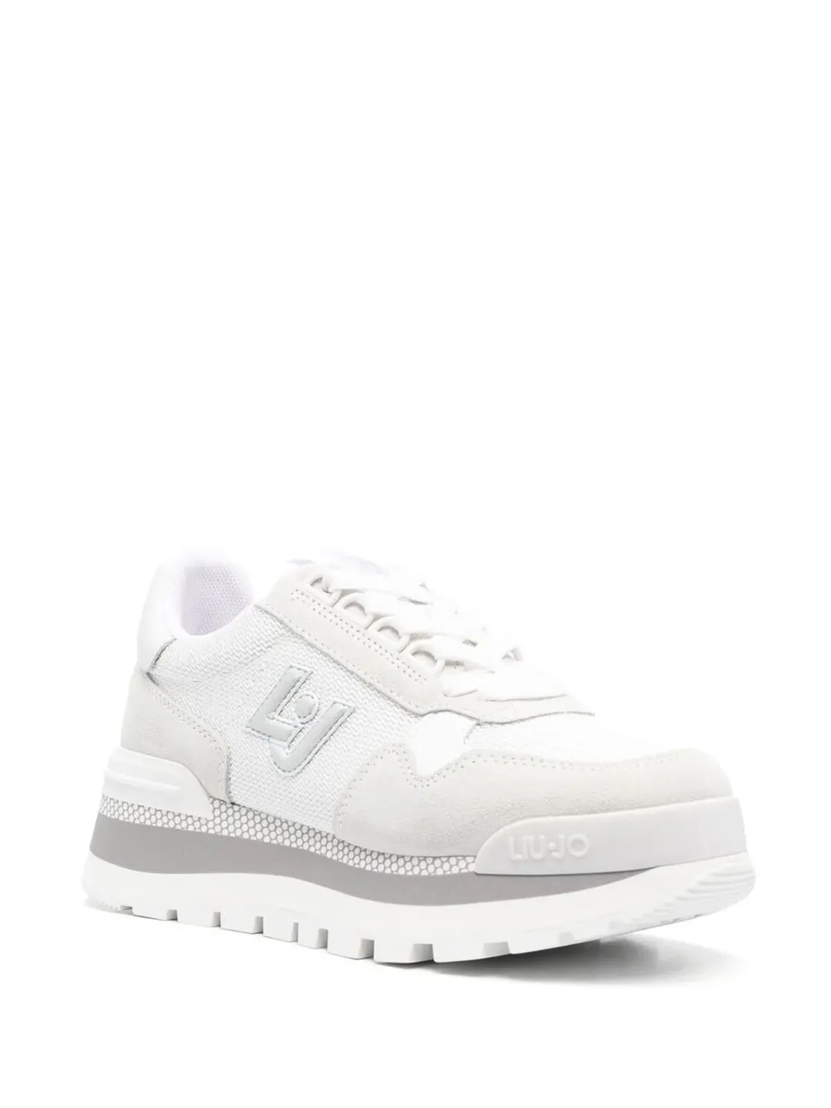 LIU JO panelled low-top sneakers - White - 画像2