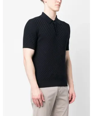 Brioni ワッフルニットポロシャツ - サムネイル3