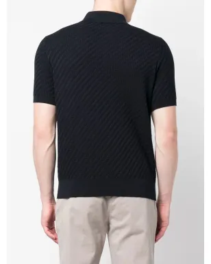 Brioni ワッフルニットポロシャツ - サムネイル4