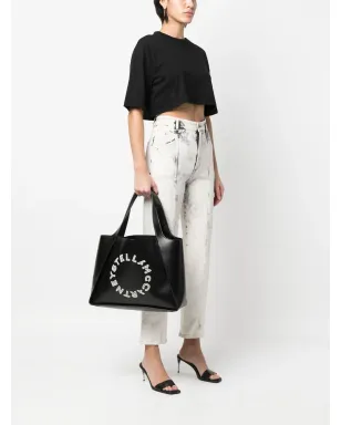 Stella McCartney ブロデリエ・アングレーズ ロゴ トートバッグ - サムネイル2