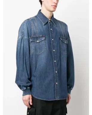 Alexander McQueen 長袖デニムシャツ - サムネイル3