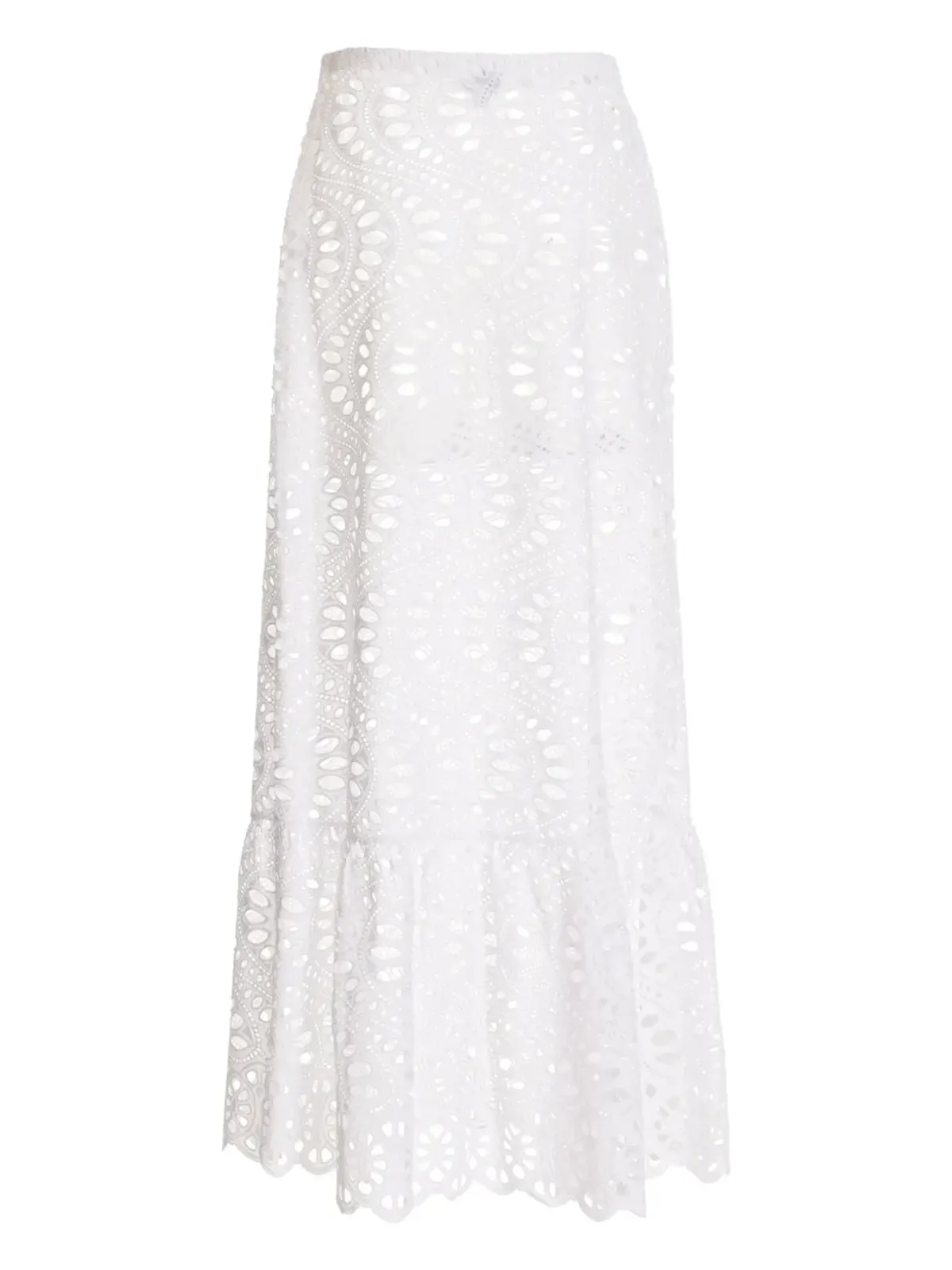 Giambattista Valli マクラメ マキシスカート - White - 画像2