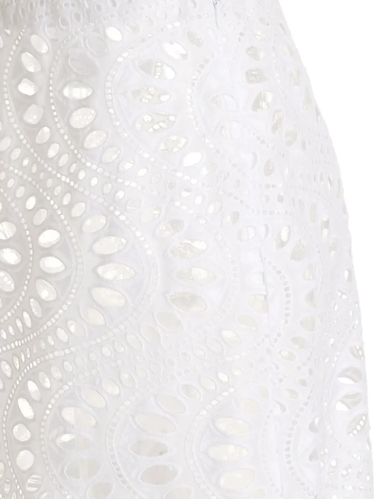 Giambattista Valli マクラメ マキシスカート - White - 画像4