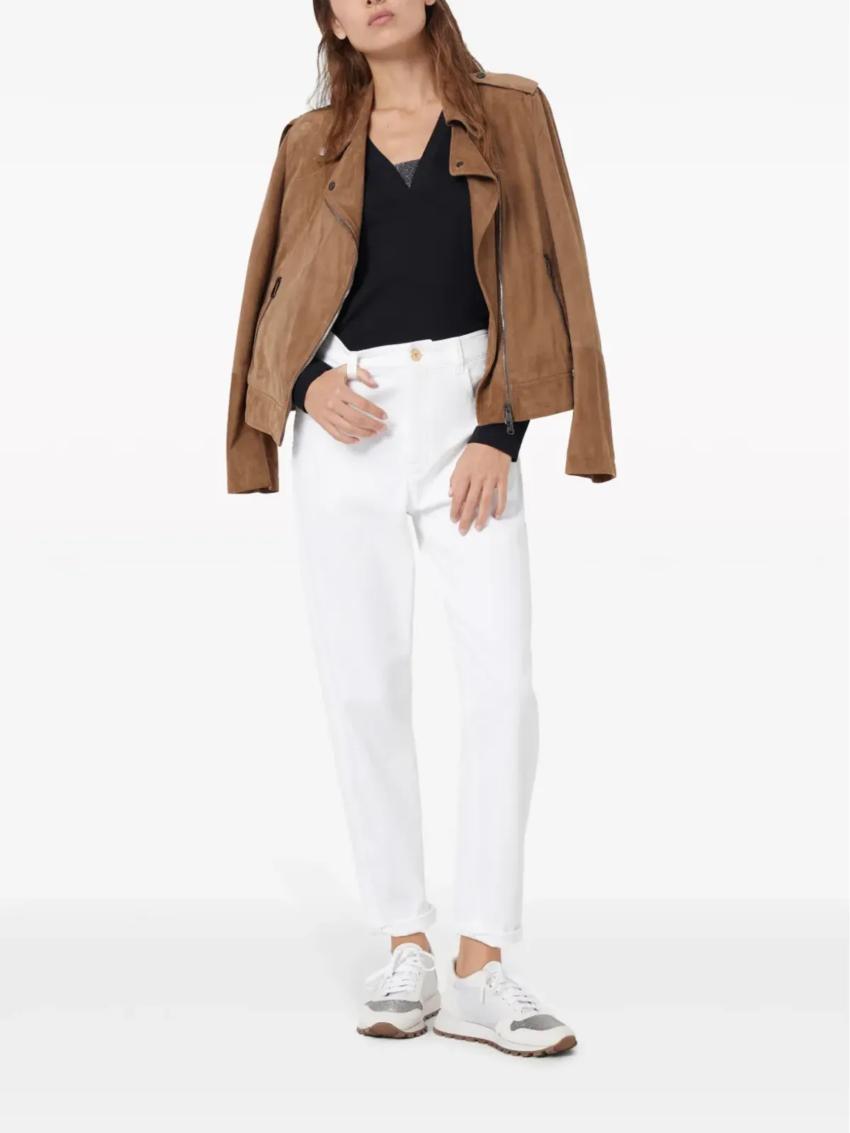 Brunello Cucinelli モニリモチーフ付きTシャツ - 画像2