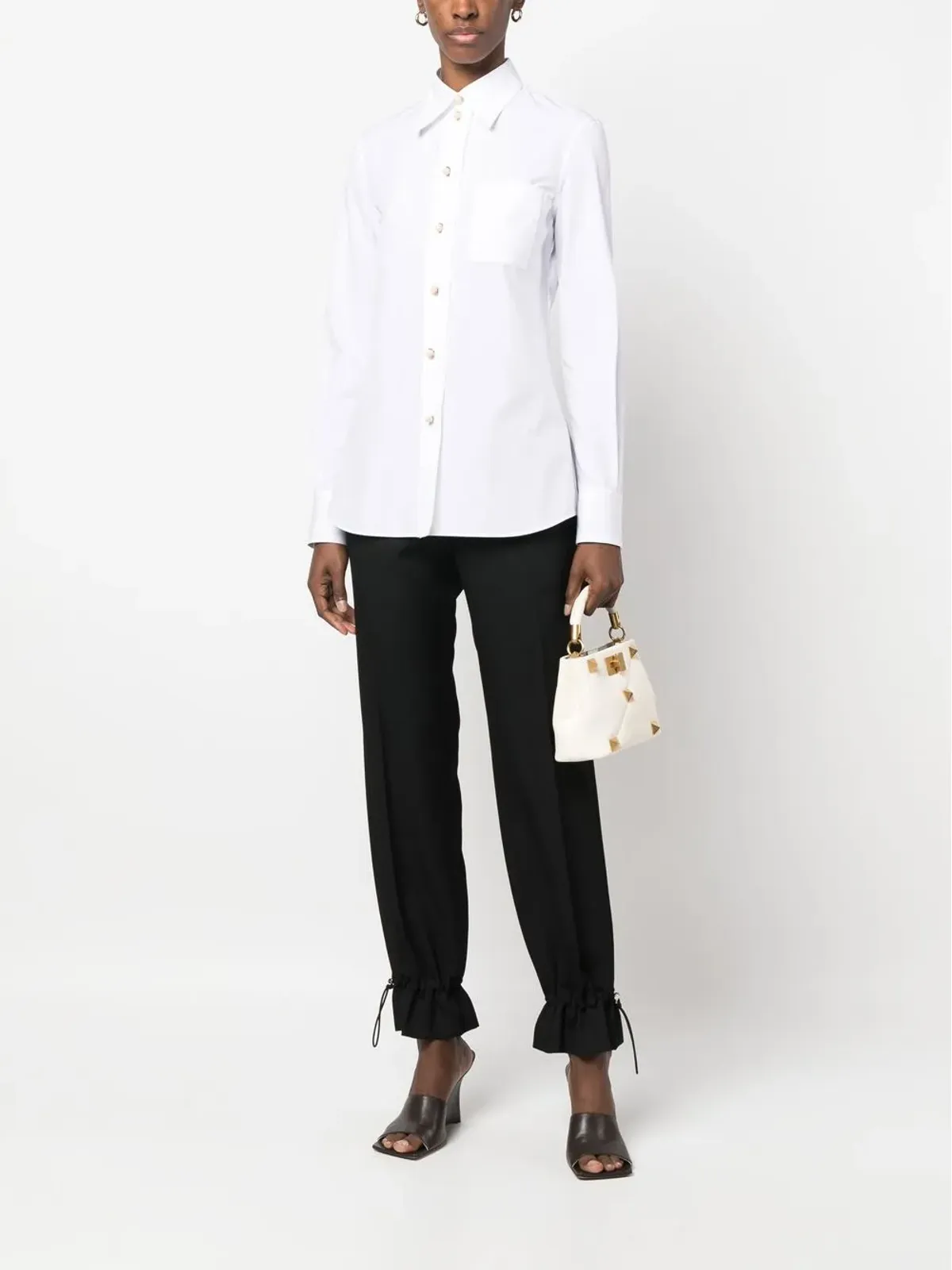 Lanvin ポイントカラーコットンシャツ - 画像2