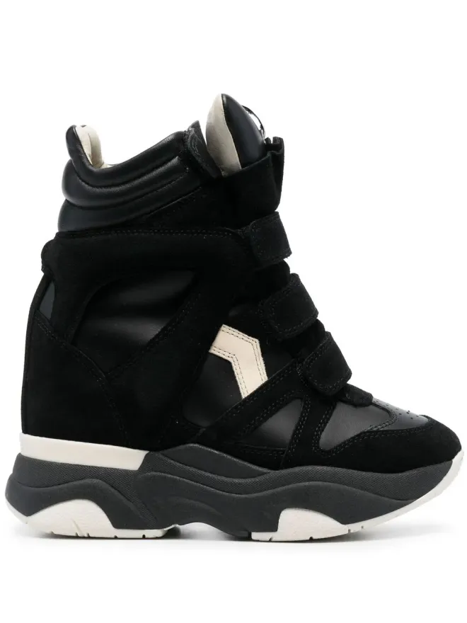 Isabel Marant ISABEL MARANT バルスキー ハイトップ レザースニーカーの商品画像
