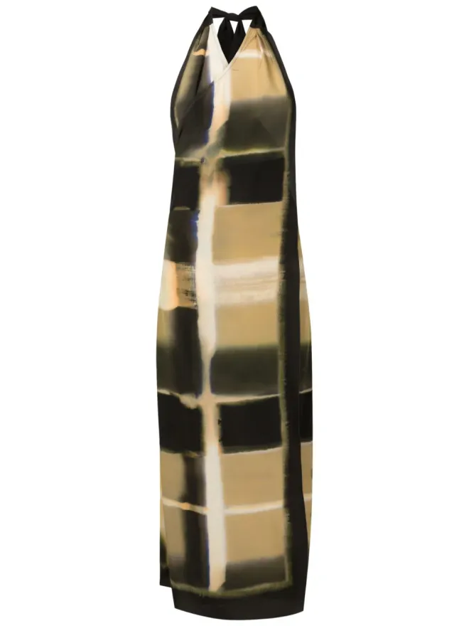 Lenny Niemeyer Lenny Niemeyer アブストラクトプリント シルク ビーチドレスの商品画像