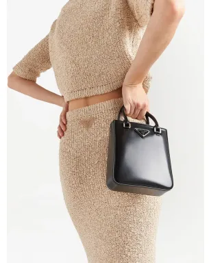 Prada ドローストリングブークレ マキシスカート - サムネイル5