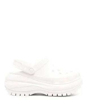 Crocs パンチホール付きプラットフォームクロッグ - White - サムネイル1