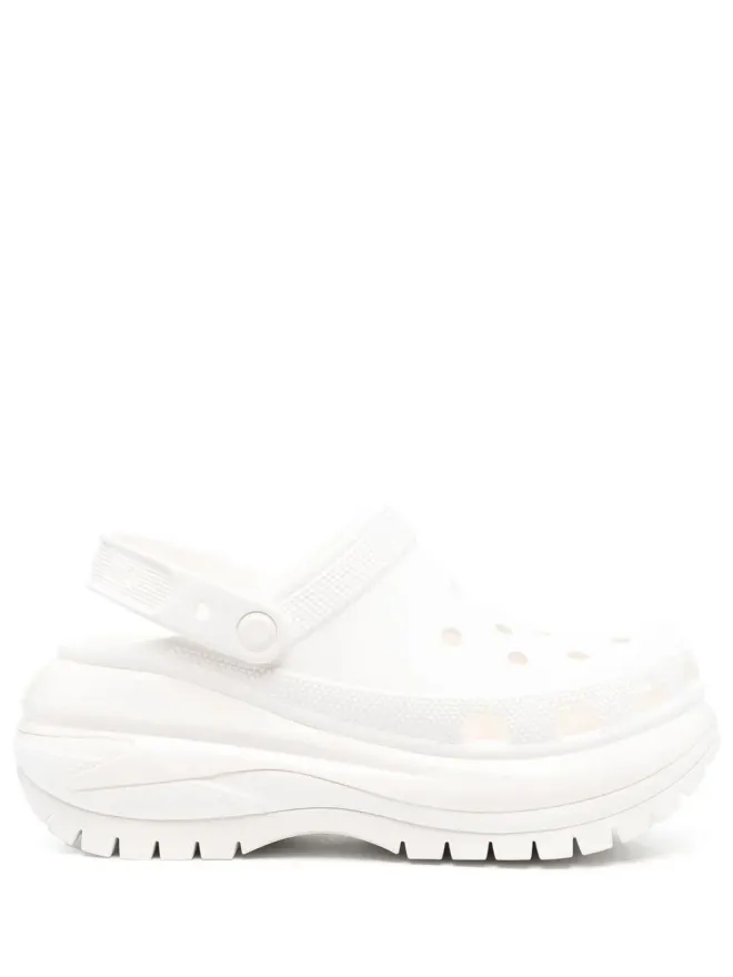 Crocs Crocs パンチホール付きプラットフォームクロッグ - Whiteの商品画像