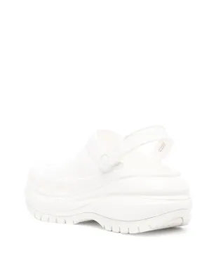 Crocs パンチホール付きプラットフォームクロッグ - White - サムネイル3