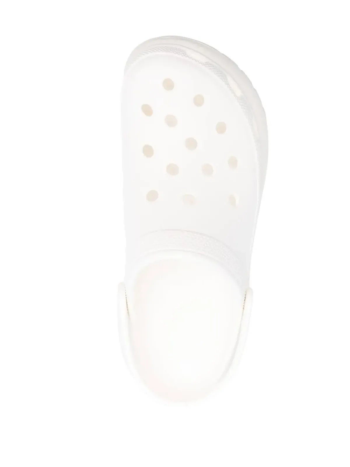 Crocs パンチホール付きプラットフォームクロッグ - White - 画像4