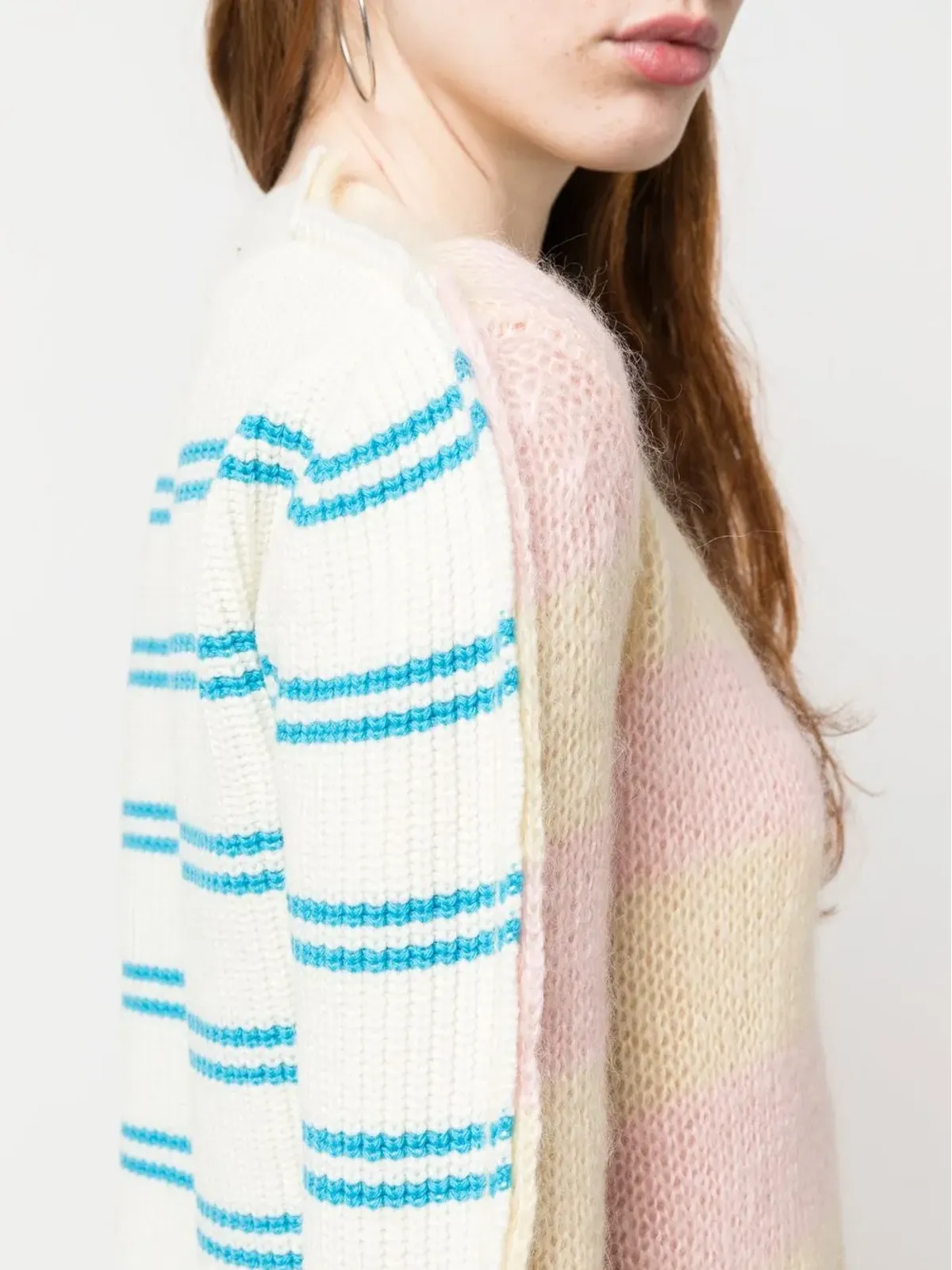 Marni ストライプ柄カーディガン - 画像5