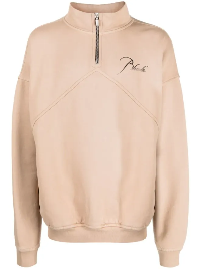 Rhude RHUDE ロゴ刺繍入りハイネック スウェットの商品画像