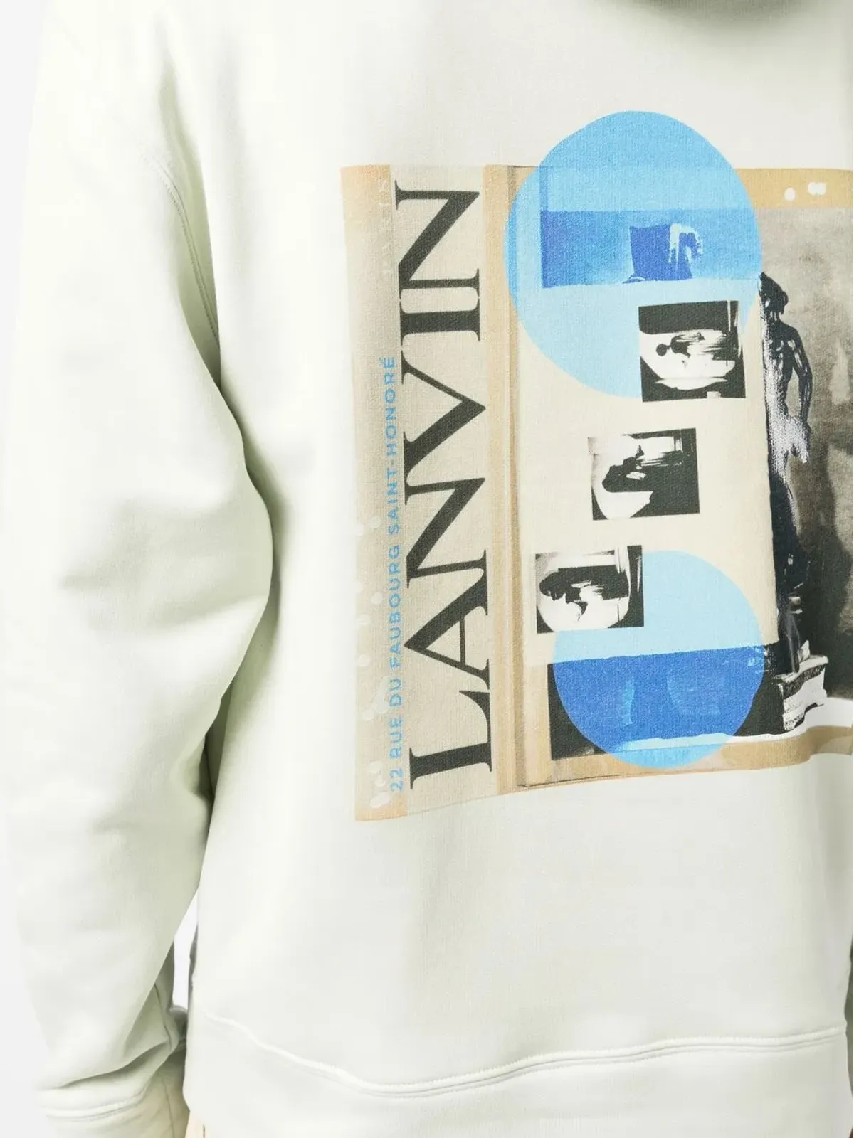 Lanvin グラフィックプリント コットン フーディー - 画像5