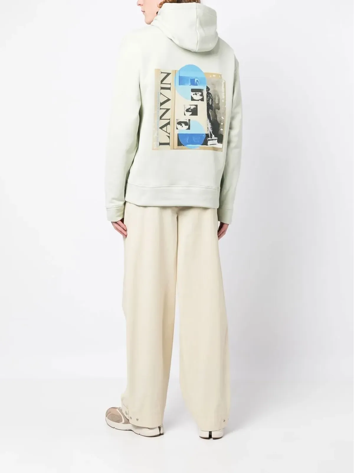 Lanvin グラフィックプリント コットン フーディー - 画像2