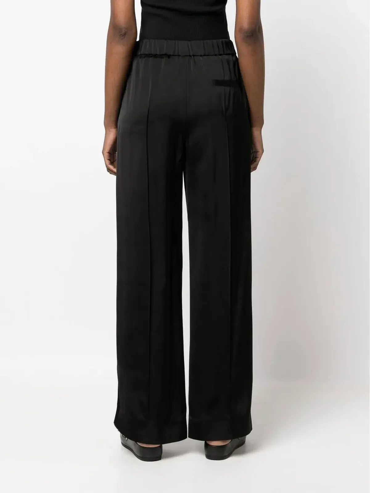 Jil Sander プレスド・クリース パラッツォパンツ - 画像4