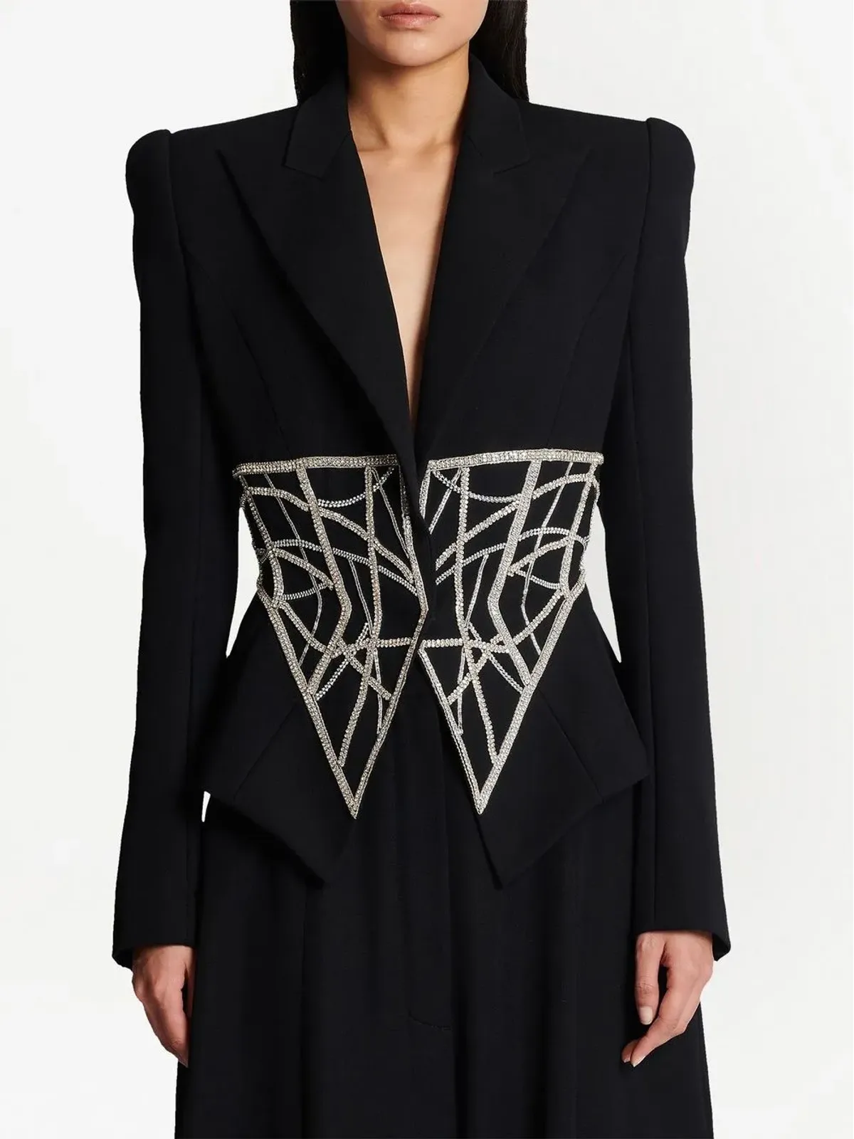 Balmain ダブルブレスト ウールブレザー - 画像4