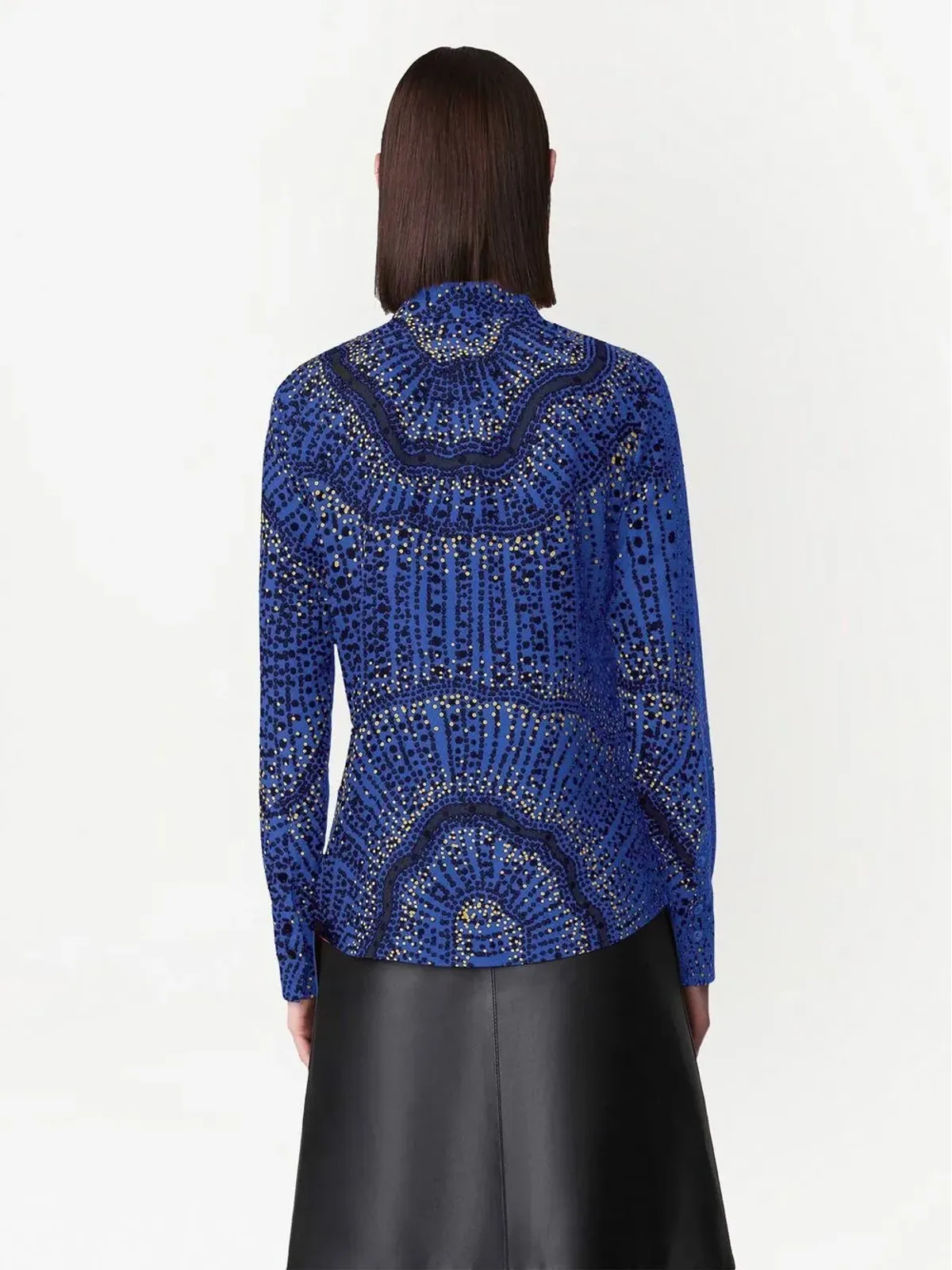 Altuzarra チカ プリント シルクシャツ - 画像5