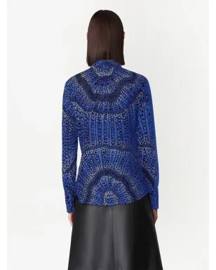 Altuzarra チカ プリント シルクシャツ - サムネイル5