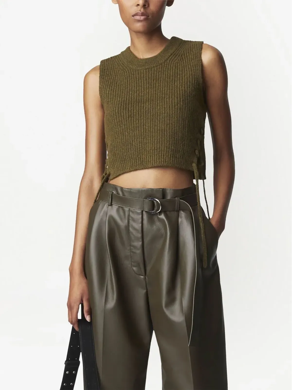 Altuzarra アマニ ニット・クロップトップ - 画像3