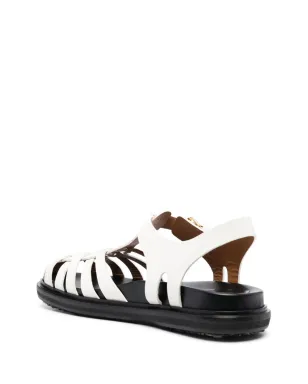 Marni ストラップフラットサンダル - サムネイル3