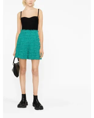 Alexander McQueen ビスチェ風リブ編みクロップトップ - サムネイル2