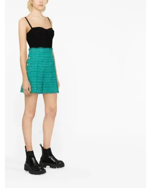 Alexander McQueen ビスチェ風リブ編みクロップトップ - サムネイル3