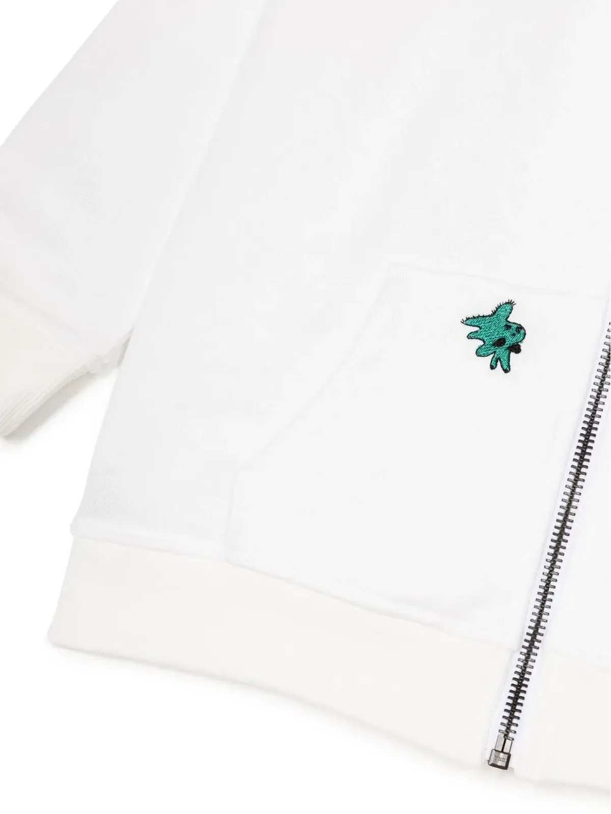KINDRED 刺繍モチーフ オーガニックコットン フーディ - ホワイト - 画像3